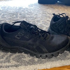 Black ASICS running sneaker (pair)